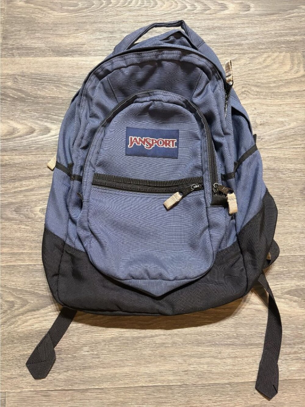 JanSport Ink Blue Rucksack Backpack 34L Multiple Compartments Organizer 00s Y2K